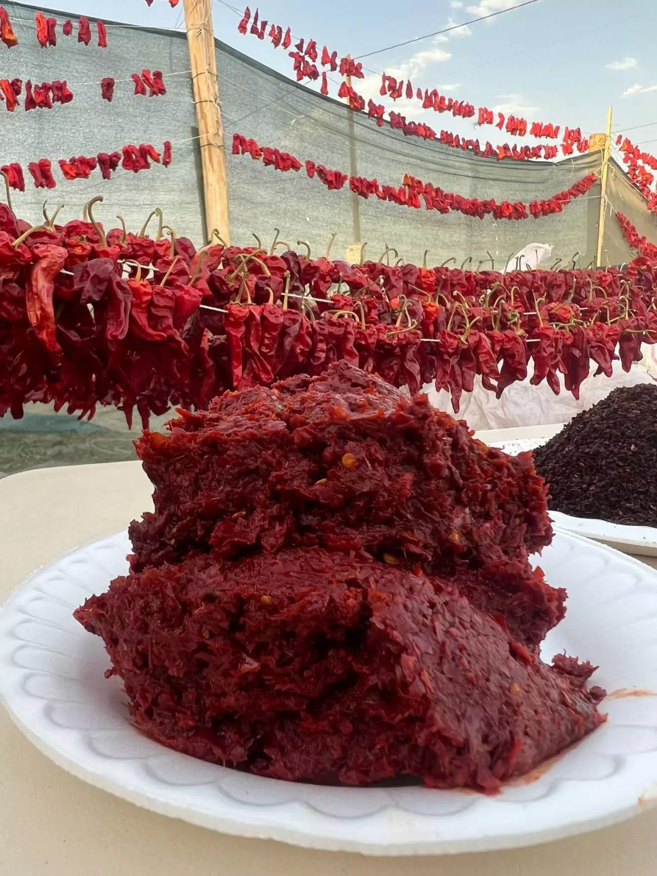 BİBER SALÇASI KÖY USULÜ ACILI-ACISIZ Köy Usulü Biber Salçası (Acılı & Acısız) – Güneşin Rengi, Toprağın Tadı 1kg - Görsel 1