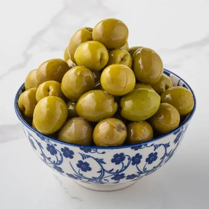 Gemlik Doğal Kırma Yeşil Zeytin – Dalından Gelen Çıtır Lezzet 1kg