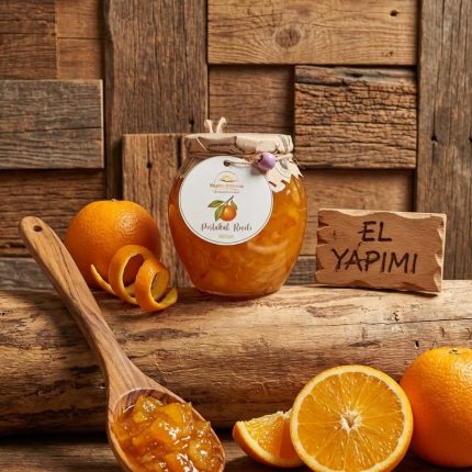 Köyden Sofranıza Geleneksel Portakal Reçeli – Narenciye Ferahlığı ve Gurme Lezzet 450gr